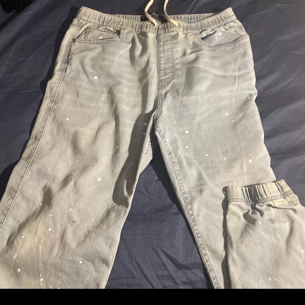 Men's Light Gray Jeans